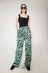 WIDE LEG PRINTED TROUSERS